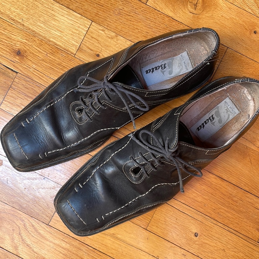 Bata leather Italian shoes, size 44, 10